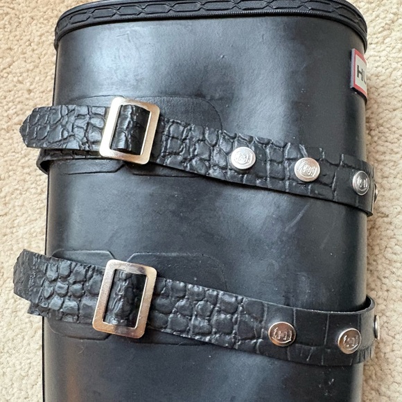 Hunter Festival 2010 studded tall Black Rain Boots - Picture 6 of 11